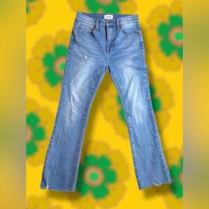 ✨PISTOLA✨Lennon High Waist Chew Hem Crop Bootcut Jeans